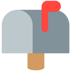 How emoji closed mailbox with raised flag displayed on Mozilla