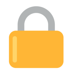 How emoji locked displayed on Mozilla