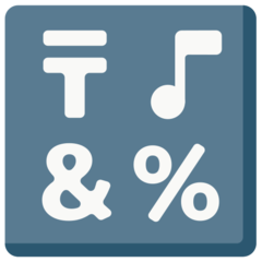 How emoji input symbols displayed on Mozilla