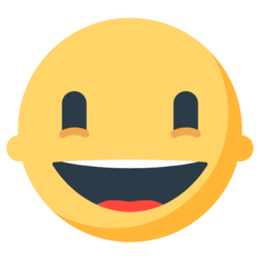 How emoji grinning face displayed on Mozilla