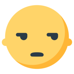 How emoji unamused face displayed on Mozilla