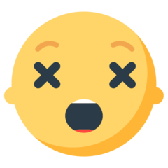 How emoji astonished face displayed on Mozilla