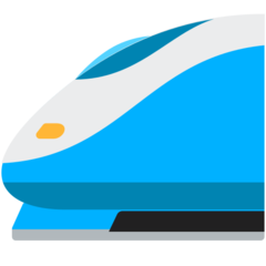 How emoji high-speed train displayed on Mozilla