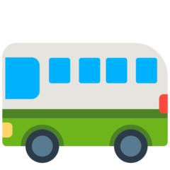 How emoji bus displayed on Mozilla