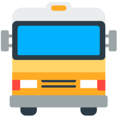 How emoji oncoming bus displayed on Mozilla