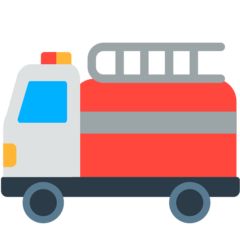 How emoji fire engine displayed on Mozilla