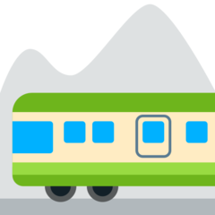 How emoji mountain railway displayed on Mozilla