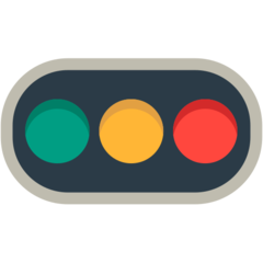 How emoji horizontal traffic light displayed on Mozilla