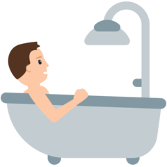 How emoji person taking bath displayed on Mozilla