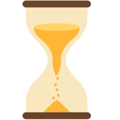 How emoji hourglass not done displayed on Mozilla