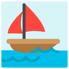 How emoji sailboat displayed on Mozilla