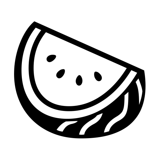 How emoji watermelon displayed on Noto