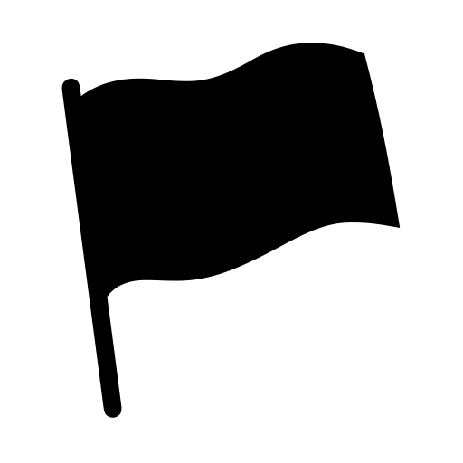 How emoji black flag displayed on Noto