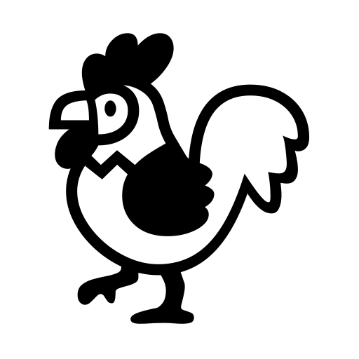 How emoji rooster displayed on Noto