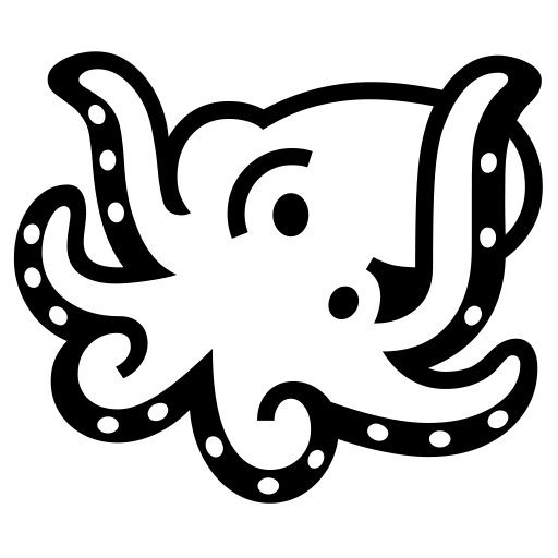 How emoji octopus displayed on Noto