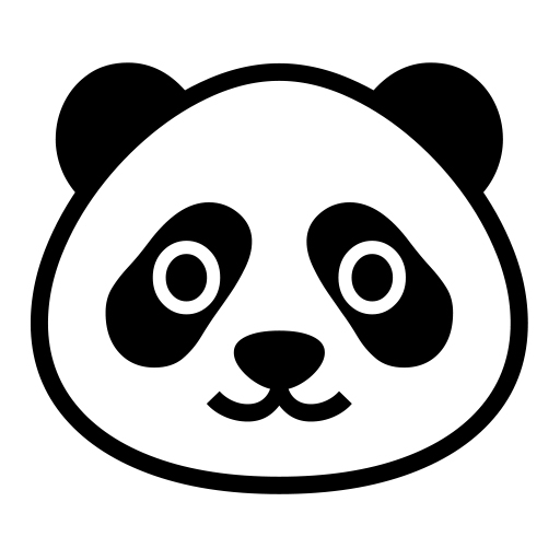 How emoji panda displayed on Noto