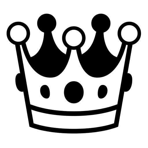 How emoji crown displayed on Noto