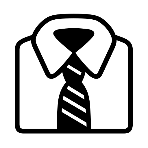 How emoji necktie displayed on Noto