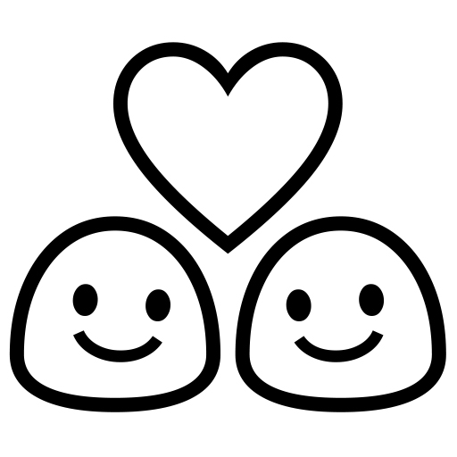 How emoji couple with heart displayed on Noto