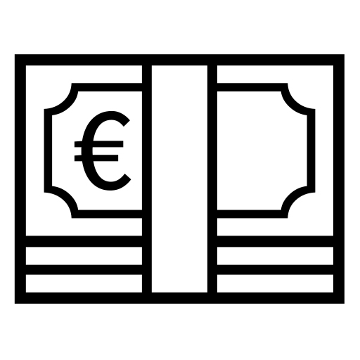 How emoji euro banknote displayed on Noto