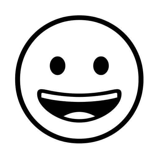 How emoji grinning face displayed on Noto