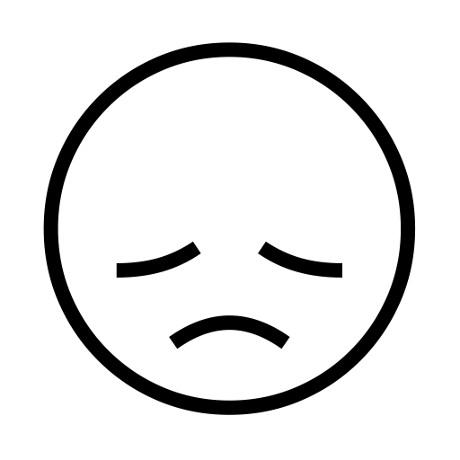 How emoji disappointed face displayed on Noto