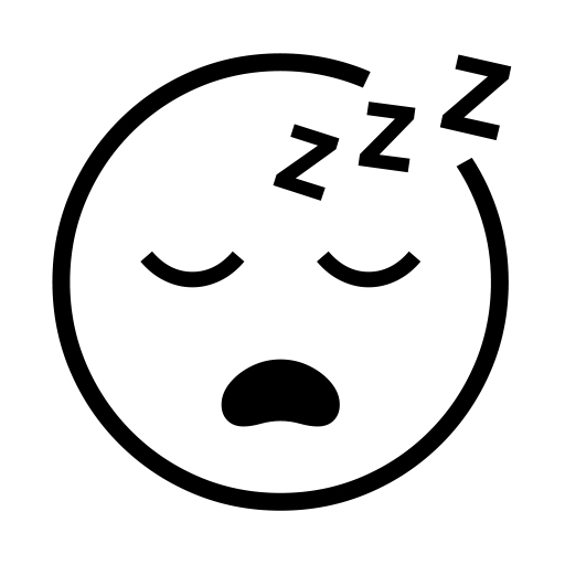 How emoji sleeping face displayed on Noto