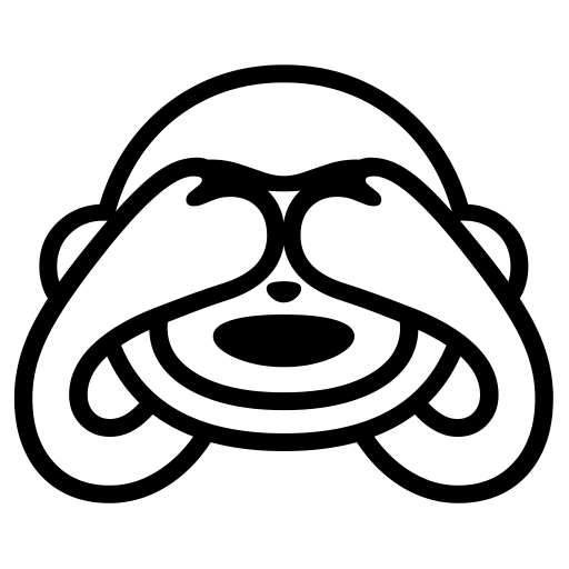 How emoji see-no-evil monkey displayed on Noto