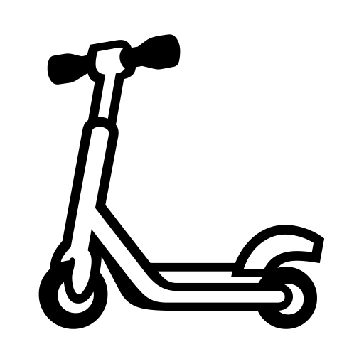 How emoji kick scooter displayed on Noto