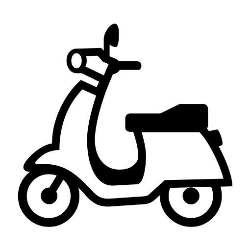 How emoji motor scooter displayed on Noto