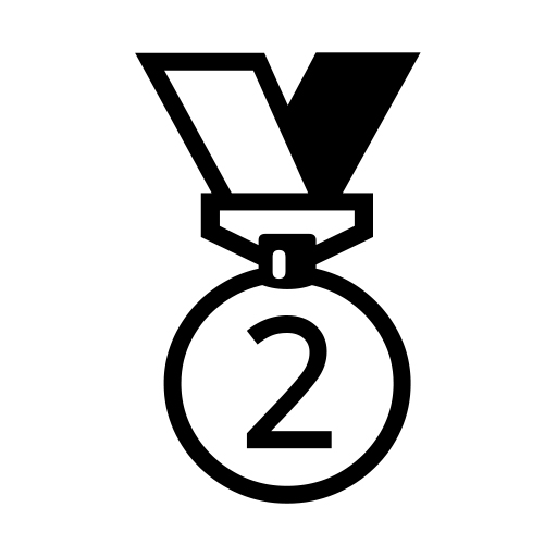 How emoji 2nd place medal displayed on Noto