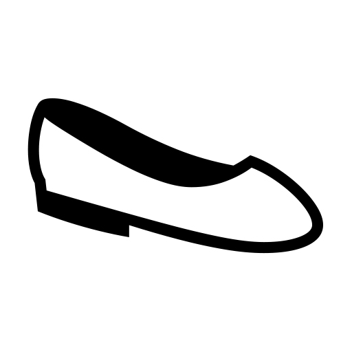 How emoji flat shoe displayed on Noto