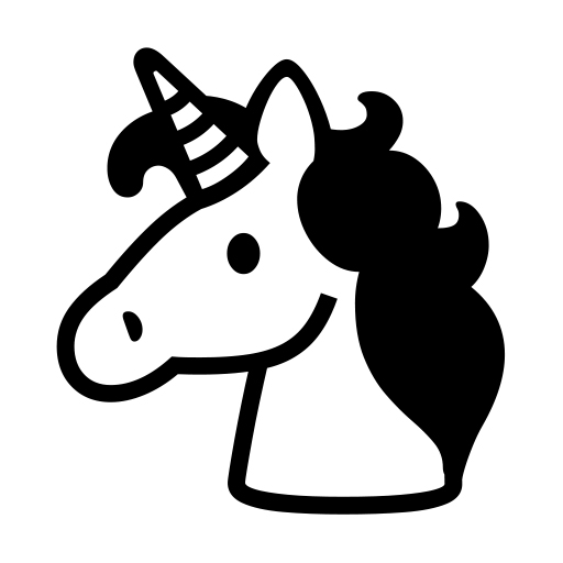 How emoji unicorn displayed on Noto