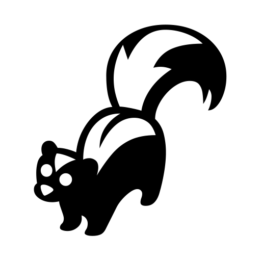 How emoji skunk displayed on Noto