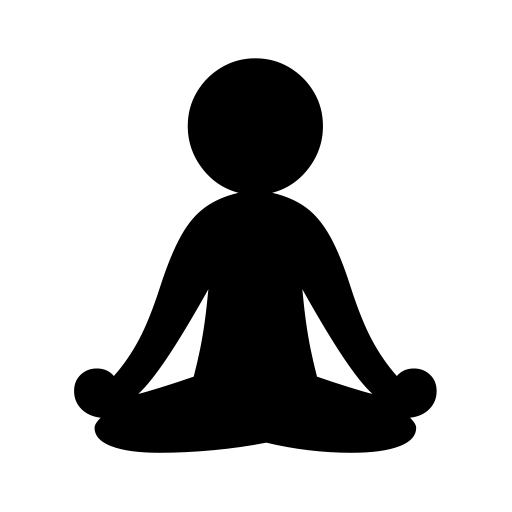 How emoji person in lotus position displayed on Noto