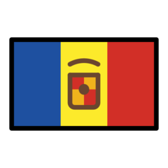 How emoji flag: Andorra displayed on Openmoji