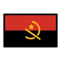 How emoji flag: Angola displayed on Openmoji