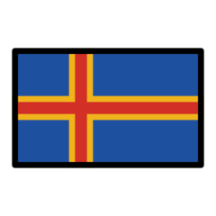 How emoji flag: Åland Islands displayed on Openmoji