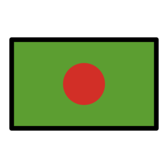 How emoji flag: Bangladesh displayed on Openmoji