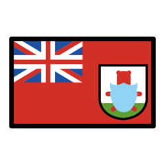 How emoji flag: Bermuda displayed on Openmoji