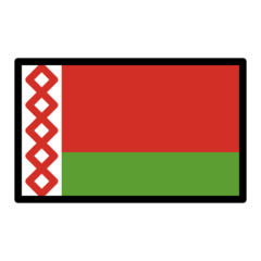 How emoji flag: Belarus displayed on Openmoji