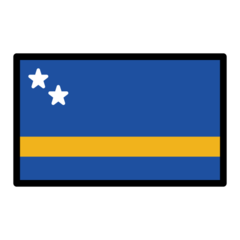 How emoji flag: Curaçao displayed on Openmoji