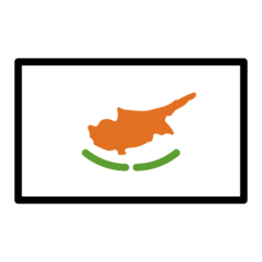 How emoji flag: Cyprus displayed on Openmoji