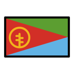 How emoji flag: Eritrea displayed on Openmoji