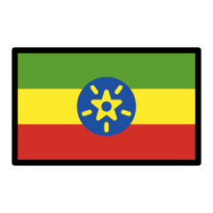 How emoji flag: Ethiopia displayed on Openmoji