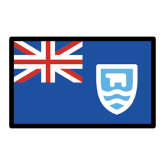 How emoji flag: Falkland Islands displayed on Openmoji