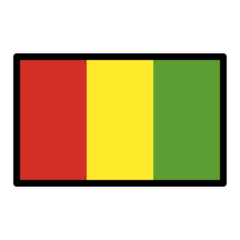 How emoji flag: Guinea displayed on Openmoji