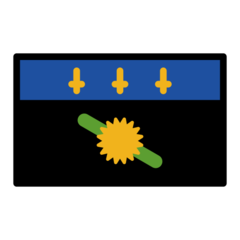 How emoji flag: Guadeloupe displayed on Openmoji