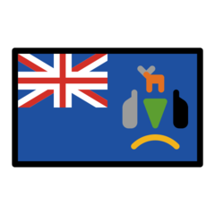 How emoji flag: South Georgia & South Sandwich Islands displayed on Openmoji