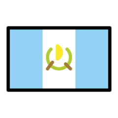 How emoji flag: Guatemala displayed on Openmoji